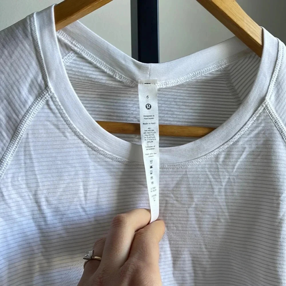 NWT Lululemon swiftly tech long sleeve size 6 - Picture 4 of 5
